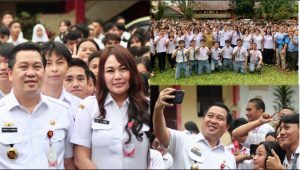 Keseruan Wagub Steven Kandouw Bersama Siswa SMA Negeri 8 Manado