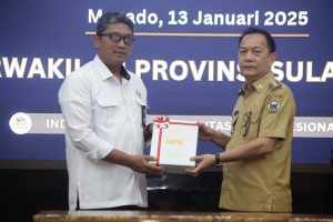 Diterima Walikota Caroll Senduk, BPK Sulut Serahkan LHP Kinerja Semester II Tahun 2024