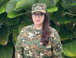 Gagah dengan Seragam Loreng, Wakil Walikota Tomohon Sendy Rumajar Siap Sedia Jalani Retret di Magelang