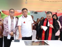 Gubernur Olly Hadiri Peresmian Gedung GMIM Abraham Matungkas 
