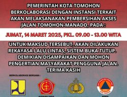 Jumat Pekan Ini, Tim Terpadu Akan Lakukan Penebangan Pohon Yang Rawan Roboh di Ruas Jalan Manado-Tomohon