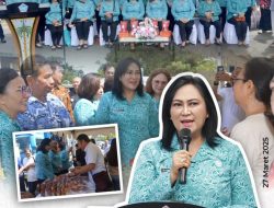 Ibu Anik Wandriani Selvanus Buka Gerakan Pangan Murah, Kolaborasi PKK Sulut dan Dinas Pangan