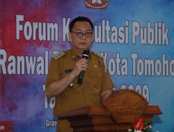 Walikota Caroll Senduk Buka Forum Konsultasi Publik Ranwal RPJMD Kota Tomohon tahun 2025-2029