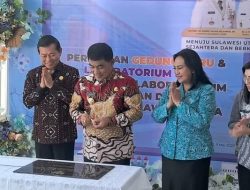 Gubernur Yulius Resmikan Gedung Baru Laboratorium BSL 2 di UPTD Balai Labkesda Sulut