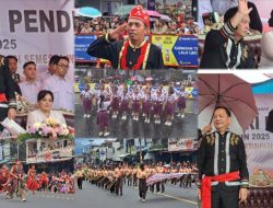 Meski Diguyur Hujan, Pawai Hardiknas 2025 di Tomohon Meriah, CSSR Apresiasi Para Peserta