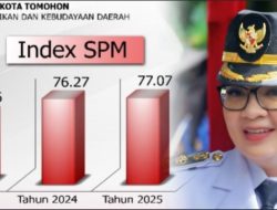 Kota Tomohon Barometer Pendidikan se Sulut, Wawali SR Apresiasi Raihan Raport Pendidikan 2025 Naik 77,7