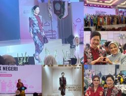 Ketua Dekranasda Kota Tomohon Sukses Kenalkan Produk Unggulan Pada Acara Ladies Program Munas Apeksi VII