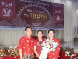 Walikota Tomohon Hadiri Graduation Putri Bungsu di SMP Lentera Harapan
