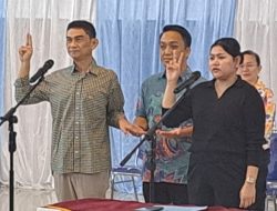 Sebelum Dilantik Besok, Welly Titah – Anisya Gretsya Bambungan Ikuti Gladi Pelantikan