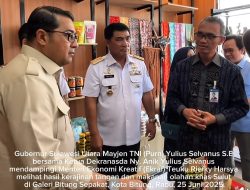 Menteri Ekraf dan Gubernur  Yulius Selvanus Bersinergi Dorong Ekonomi Kreatif Daerah