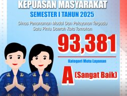 Nilai SKM DPMPTSP Tomohon Semester I 2025 Capai 93,381 Kategori Sangat Baik