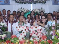 HUT ke-79 GMIM Bait-lahim Talete, Wawali SR Ajak Jemaat Dukung Program Pemerintah dan Sukseskan TIFF