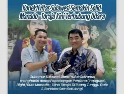 Terobosan Gubernur YS, Penerbangan Perdana Manado–Toraja Resmi Dibuka