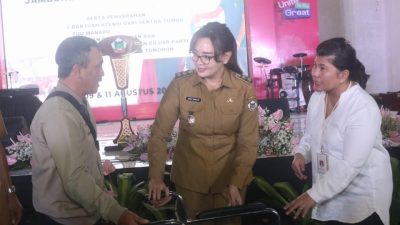 Penuh Haru, Wawali Sendy Buka Jambore Disabilitas di Kota Tomohon: Keterbatasan Bukanlah Hambatan untuk Berkarya dan Berprestasi