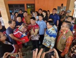 Gubernur YS Turun Langsung Antar Bantuan Kepada Korban Terdampak Puting Beliung di Manado