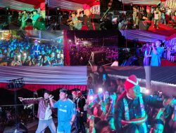 Dandy Barakati ft Dante Nababan Pukau Penonton di Malam HUT Ro’ong Tinoor 