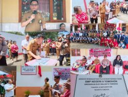 Wujud Kepedulian pada Pendidikan, Walikota Caroll Senduk Resmikan SMPN 5 Tomohon