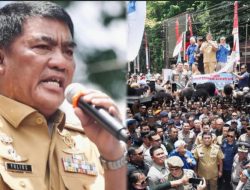 Keren! Demo di Sulut Kondusif dan Damai, Gubernur Yulius Selvanus Berani Temui Massa