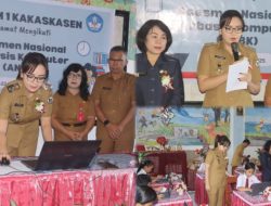 Wawali Sendy Rumajar Buka dan Rilis Token ANBK Jenjang SD di Kota Tomohon