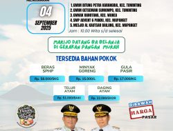 Gubernur Yulius Selvanus Kembali Gelar GPM, Ribuan Warga Siap Disapa Harga Bersahabat