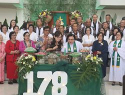HUT ke-178 GMIM Baitani Matani, Wawali Sendy Rumajar Ingatkan Jemaat Pentingnya Kerja Sama Antara Pemerintah dan Gereja