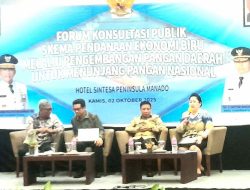 Pemrov Sulut Gelar Forum Konsultasi Publik Skema Pendanaan Ekonomi Biru Dukung Ketahanan Pangan