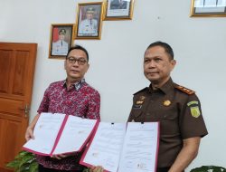Kejari dan Pemkot Tomohon Lakukan MoU Tentang Pengawasan Pelaku Tindak Pidana Pasca Keadilan Restoratif
