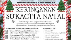 Gubernur YSK Ajak Wajib Pajak Manfaatkan Program Keringanan “Sukacita Natal” Mulai 1 November