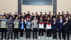 Gubernur Yulius Selvanus Lepas Kontingen Bela Diri Sulut Menuju PON di Kudus