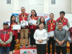 Cabor Bridge Raih Medali Emas untuk Kota Tomohon di Porprov XII Sulut 2025