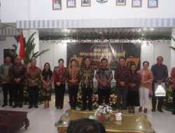 Caroll-Sendy Hadiri Kenal Pamit Kajari Tomohon, Berharap tetap Bersinergi dengan Pemkot Tomohon