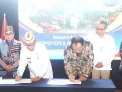 Caroll Senduk dan Ismet Meli Teken MoU Kerja Sama Antar Daerah Terkait Pengendalian Inflasi