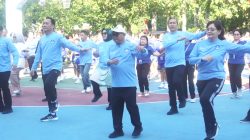 Mendikdasmen RI, Abdul Mu’ti Ikuti Senam Anak Indonesia Hebat Bersama Wali Kota dan Wakil Wali Kota Tomohon