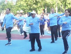 Mendikdasmen RI, Abdul Mu’ti Ikuti Senam Anak Indonesia Hebat Bersama Wali Kota dan Wakil Wali Kota Tomohon