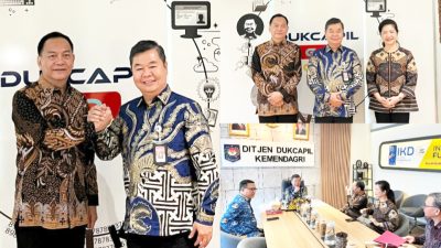 Temui Dirjen Dukcapil Kemendagri, Walikota Caroll Senduk Lobi Sarana dan Prasarana Program Adminduk PRIMA