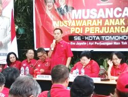 Musancab PDIP se-Kota Tomohon Berjalan Lancar dan Sukses, Caroll Senduk: 5 PAC Terpilih Segera Dilantik