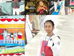 Atlet Taekwondo Felicia Christabel Rarun Raih Prestasi di Level Nasional
