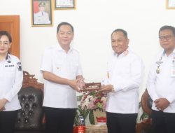 Perkuat Sinergi Layanan Hukum, Caroll-Sendy Terima Kunker Kakanwil Kemenkum Sulut