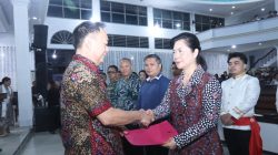 drg. Jeand’arc Karundeng Resmi Nakhodai LPPD Tomohon 2026-2030