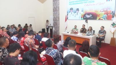 Persiapan TIFF 2026 Dimatangkan Lewat Rakor yang Dipimpin Walikota Caroll Senduk