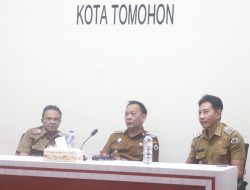 Kendalikan Inflasi, Walikota Caroll Senduk Ikuti Rakor Bersama Kemendagri secara Virtual