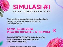 Hari Ini Simulasi ToF, Jalur Jalan Utama di Tomohon Ditutup Sementara