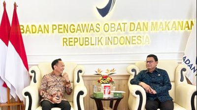 Temui Kepala BPOM RI, Wali Kota Caroll Undang Taruna Ikrar Hadiri TIFF 2026