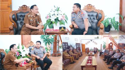 Perkuat Sinergi, Kapolres Tomohon Jalin Silaturahmi dengan Walikota Caroll Senduk