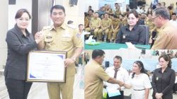 Diterima  Wawali Sendy Rumajar, Sistem Layanan Online Adminduk Tomohon Hebat Raih Juara 1 Kategori Digital