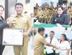 Diterima  Wawali Sendy Rumajar, Sistem Layanan Online Adminduk Tomohon Hebat Raih Juara 1 Kategori Digital