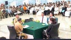 Gubernur YSK dan Wawali Sendy Rumajar Jadi Saksi 11 Pasangan Nikah Massal dari Kota Tomohon