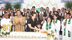 Hadiri HUT ke 80 GMIM Bait-Lahim Talete Satu, Wawali Sendy Kutip Pesan Wali Kota Tomohon