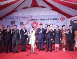 Wawali Sendy Rumajar Pimpin Toast Kenegaraan Dalam Rangka HUT ke-81 RI di Kota Tomohon
