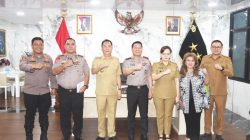 Caroll-Sendy Audiensi Bersama Kapolda Sulut Terkait Pengamanan TIFF di Tomohon